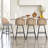 Upholstered Rattan Back Counter & Bar Stool-1162072326