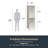 Illyria 2-Shelf Double Clothing Rod Closet Tower-1848488668