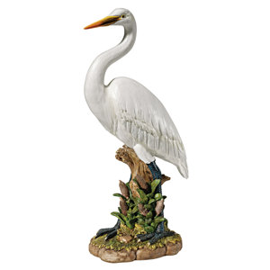 Great Egret Statue ( Broken but a clean break).