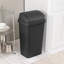 Poubelle de cuisine à couvercle pivotant 13 gallons Sterilite, noir -98078234