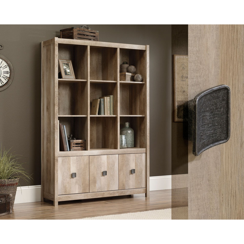 Storage Bookcase, Tan, 71.969" H x 48.307" W x 15.591" D