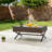 Boydston Rectangular Metal Outdoor Coffee Table , 33.4'' in. W 22'' in. D