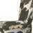 Abstract Pattern With Blue & Golden Textures II - Upholstered Contemporary Side Chair, Collage Art Accent Chair-86453421
