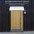 Kozyard PVC Awning With 2 Sidewings For Door Entrance - Durable Porch Awning For Front-Door Awnings - Weather Resistant
