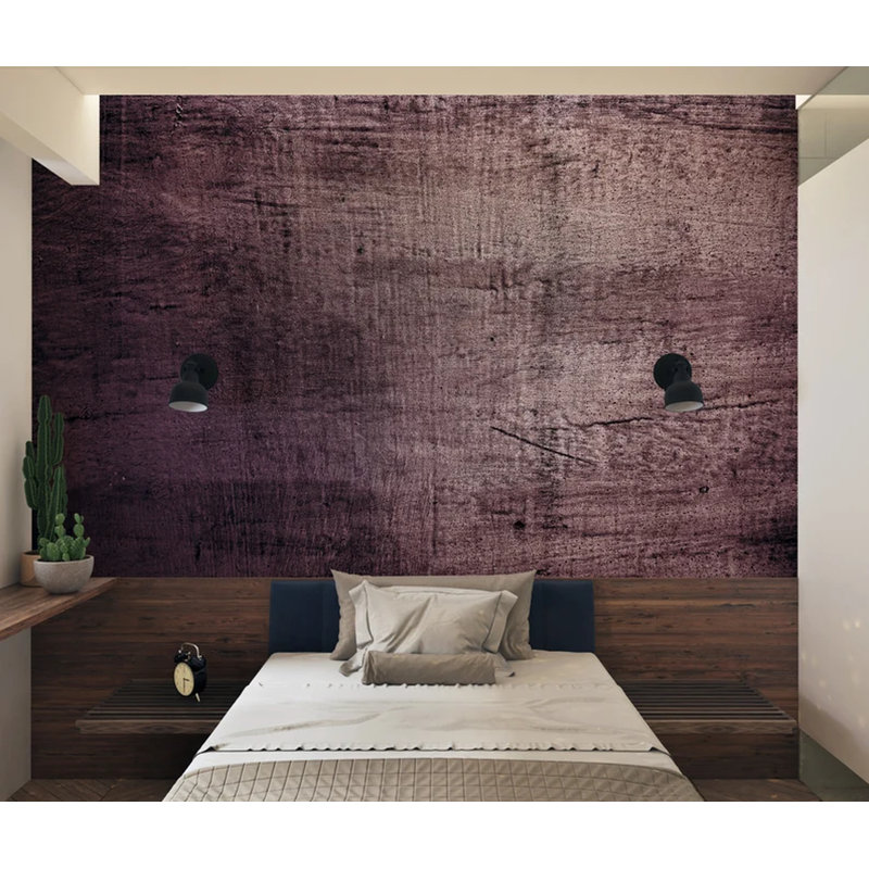 Murale texture prune, L 108 po x l 72 po