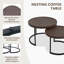 Ensemble de 2 tables basses gigognes en bois