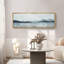 Abstrait bleu marine, montagne, lac, paysage, horizontal, panoramique, nature, salon, décoration-102833272-111696280