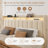 Upholstered Platform Bed Frame With Wingback Design Headboard,Charging Station,LED Lights And 2 Storage Drawers-1449877359-1449766374