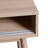 Entryway Table With 2 White Sliding Doors, Console Table With Storage Space And Wood Legs,Sofa Table Behind Couch For Hallway, Living Room, Natural Colour