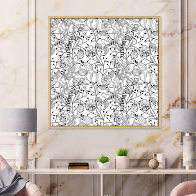 Monochromes organiques formes I - reproduction sur toile