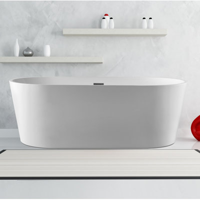 Baignoire de trempage autoportante 67 po. X 32 po. BT