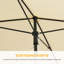 Ahviana 198cm Tilt Market Parasol-57376296