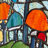 11.5"H Tiffany-Style Mushrooms Stained Glass Window Panel