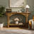 A Practical Brown Entryway Table, Suitable For Both The Foyer And Living Room.