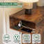 Console rectangulaire en bois de style campagnard de 63 po, derrière le canapé-795056328