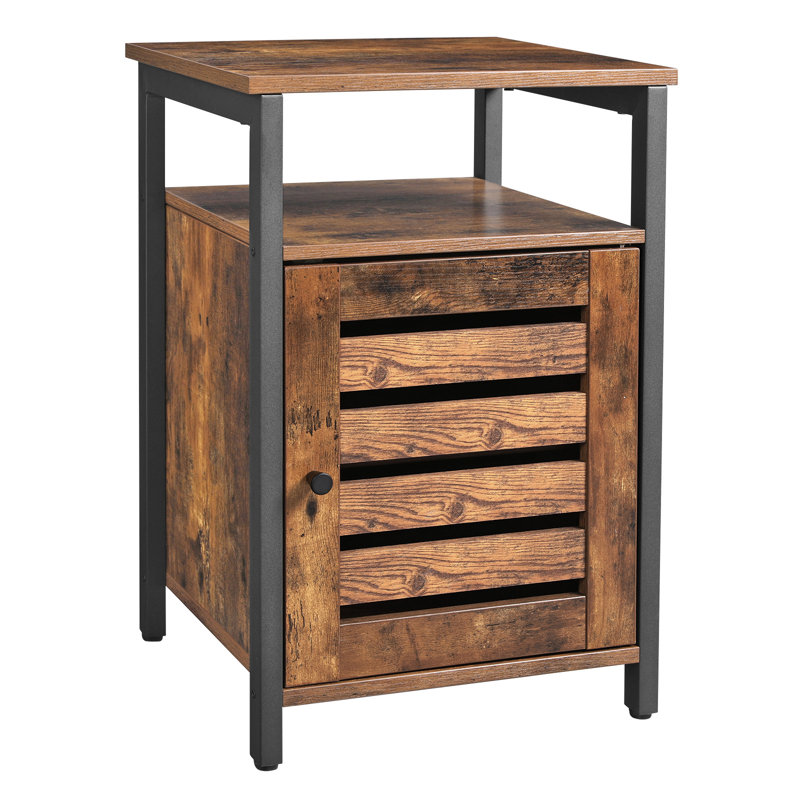 Signe 40cm W Manufactured Wood Bedside Table
