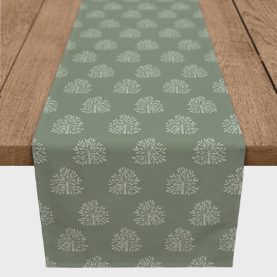 Rectangular Floral Table Runner