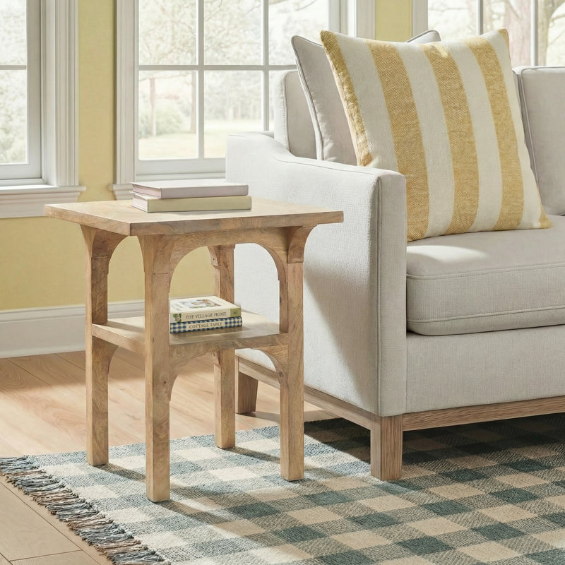 Colmont Solid Wood End Table
