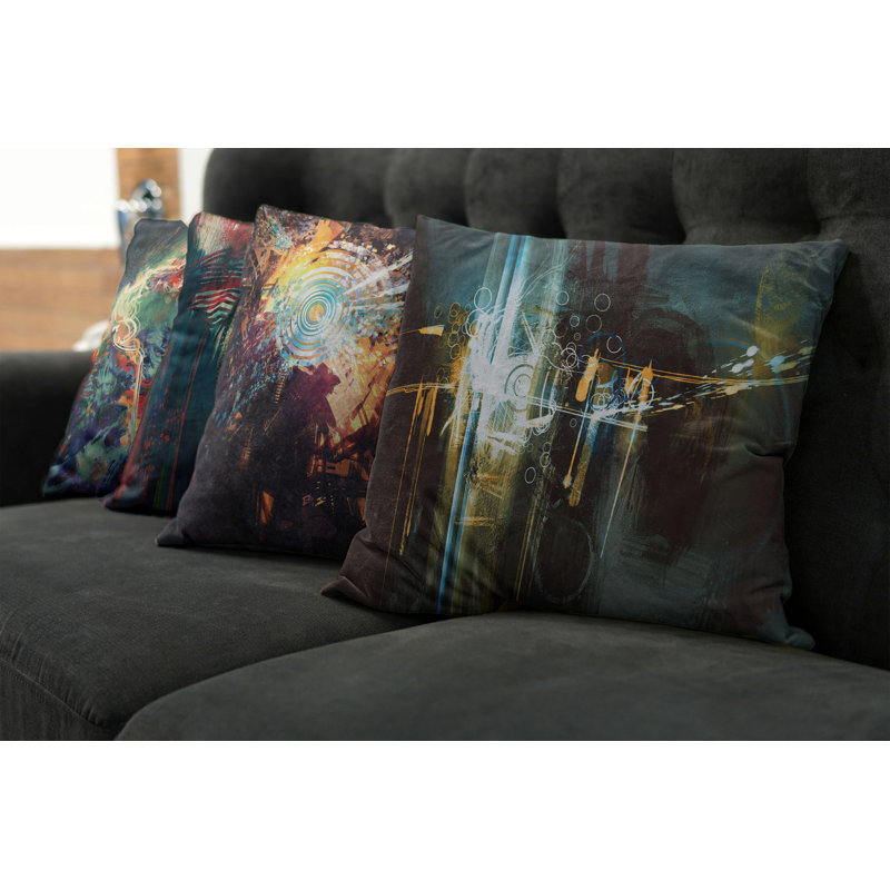 Ensemble de housse de coussin 4 pièces, 16" x 16"