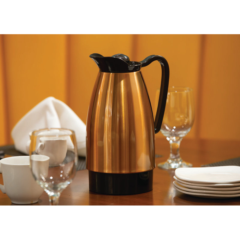 Glass Vacuum Insulated Pitcher, Copper