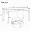 Bureau d'écriture, style campagnard rustique avec tiroir de rangement, très longue table rétro pour bureau à domicile-133052902