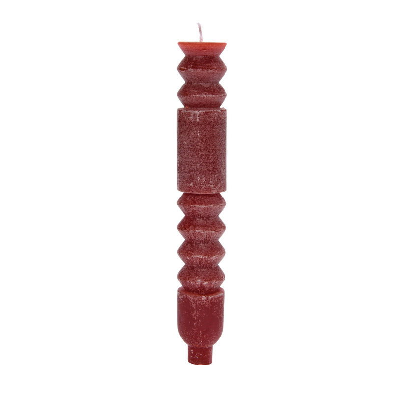 Bougies totem non parfumées en boîte, Mauve
