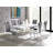 Ao Polyurethane Side Chair in Grey/White Set of 4