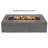 Milenia Concrete Propane/Natural Gas Fire Pit Table-1452219237-1452219234