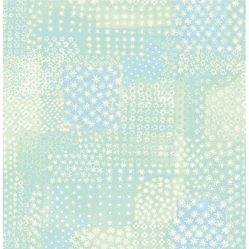 Papier peint embossé fleur 3d 33 pi x 20,5 po Elouise, Vert