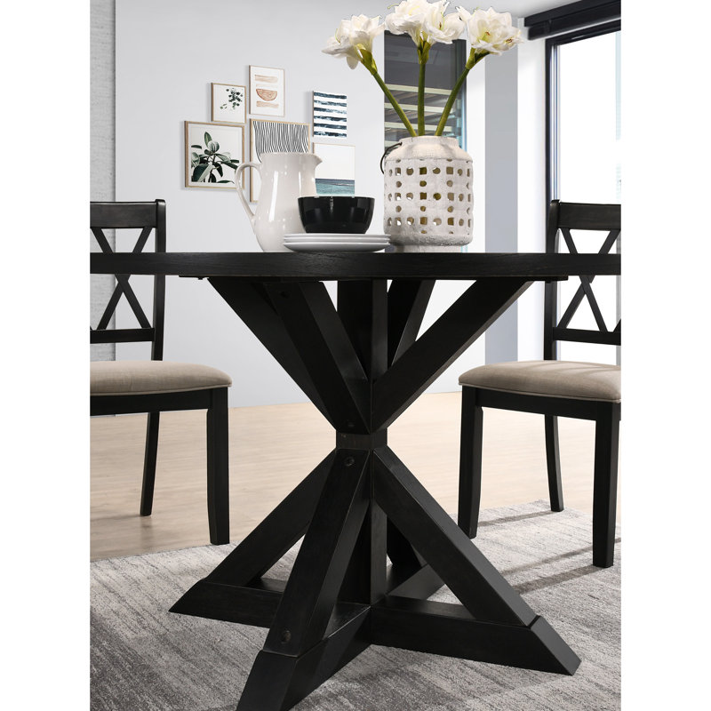 Windvale Cross-Buck Base Dining Table