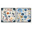 Lalie - Ensemble de 2 reproductions d'art sur toile florales-102574599-102574600