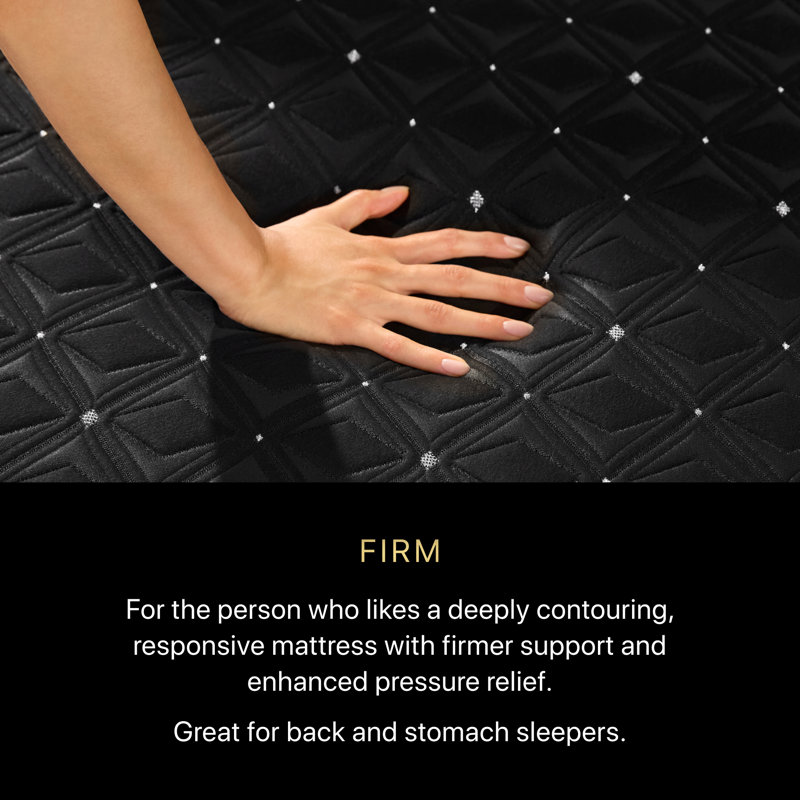 Black Series Three Firm 14.5" Hybrid Mattress, Extra-long Twin