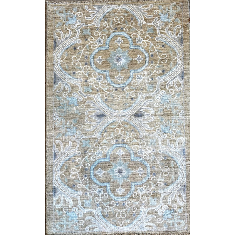 Tiny Knots Hand Woven Wool Area Rug