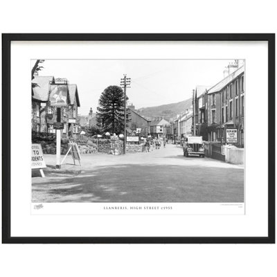 Llanberis, High Street C1955 - Single Picture Frame Print
