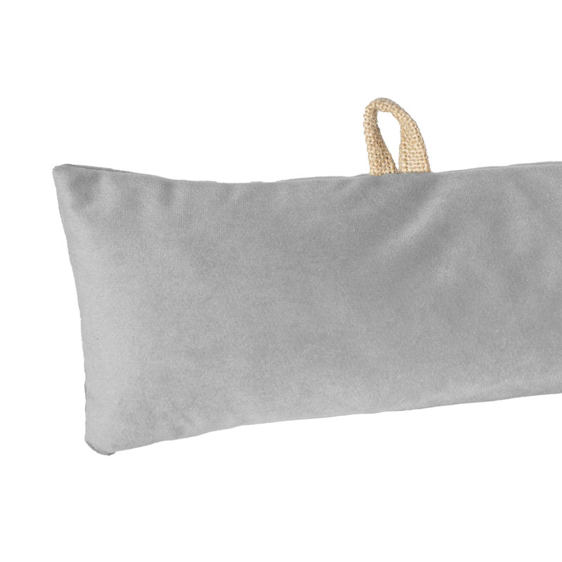 Velvet Draught Excluder, Grey