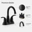 Robinet de salle de bain central avec ensemble de bonde-71221805