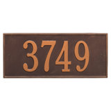 Hartford 1-Line Wall Address Plaque