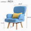 Chaise de travail en tissu