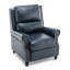 Ameiah Upholstered Faux Leather Manual Push Back Recliner Chair with Wingback-1069224019