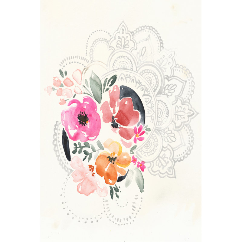 Mandala Bouquet I, H 30 po x l 20 po x P 1 po