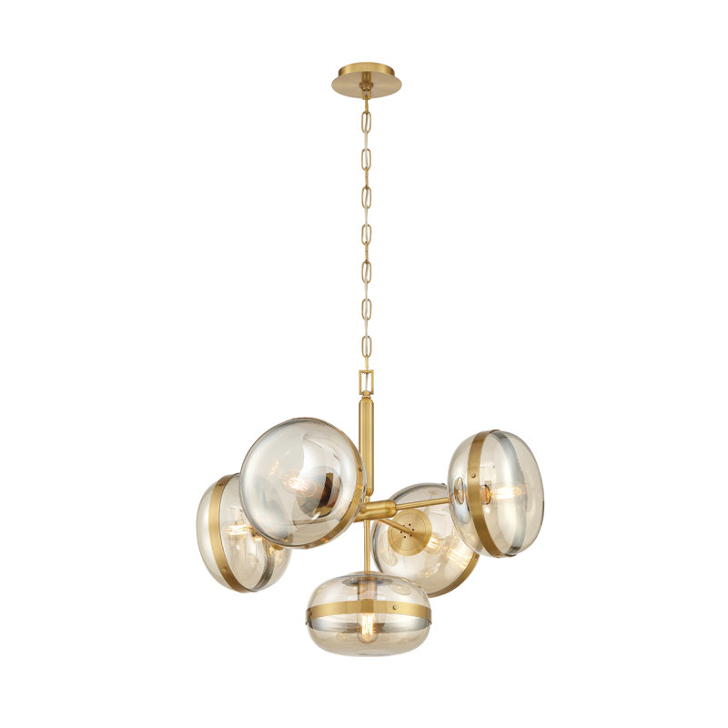 Nottingham 5 - Light Modern Linear Chandelier