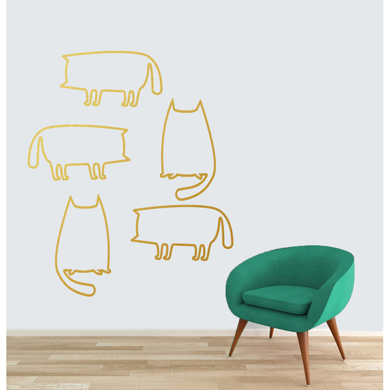 Animals Non-Wall Damaging, Gold