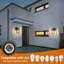 Sellan Matte Black and Powder Coated Finish 1 - Bulb 24 cm H Hardwired Outdoor Barn Light with Dusk to Dawn