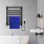 Serviette de toilette épaisse et douce pour la salle de bain, serviette en polyester à séchage rapide pour la maison et le cadeau, bleu 29,1 x 13,7 po-1939155862