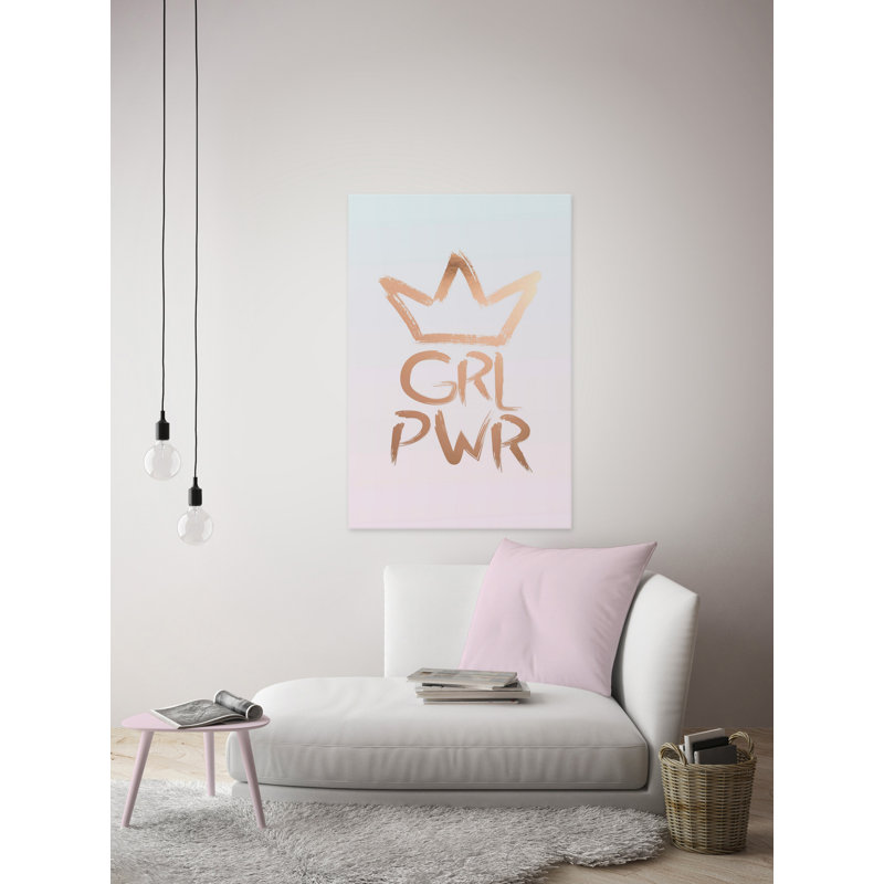 Girl Power IV - Wrapped Canvas Print, 152cm H x 101cm W x 3.81cm D