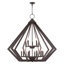Lustre géométrique en métal 15 lumières Buckeys-22712118