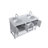 Monaco 60-in Bathroom Vanity Base Cabinet without Top-110370584