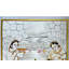 Gopis adorant Bala Krishna | Art Pichwai | Décoration murale