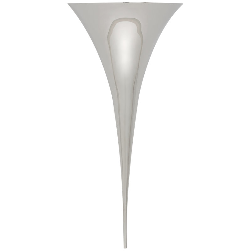 AERIN Alina Tail Sconce, Polished Nickel