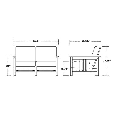Club Mission Loveseat